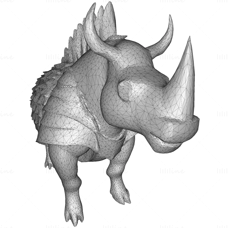 Файл STL для 3D-печати модели Mechanic Rhino Warriors: Коллекция Battle-Ready Sentinel