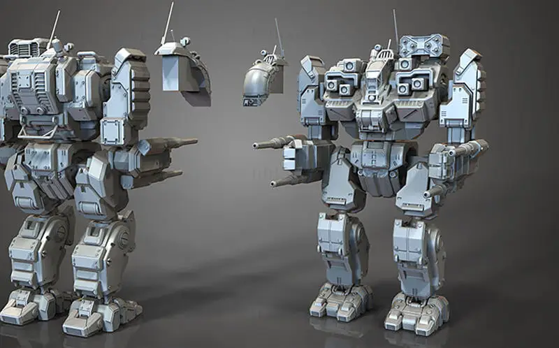 Archivos STL del modelo de impresión 3D de Battlemaster de 