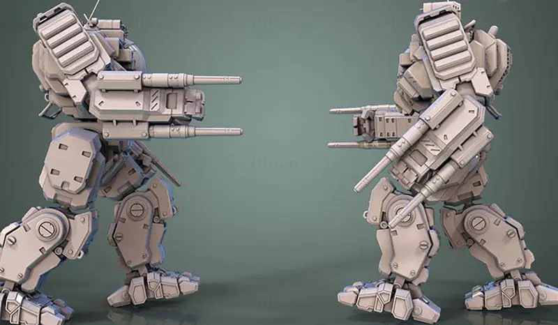 Archivos STL del modelo de impresión 3D de Battlemaster de 