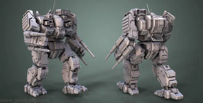 Archivos STL del modelo de impresión 3D de Battlemaster de 