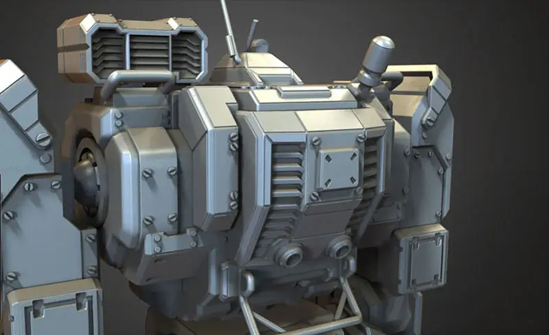 Archivos STL del modelo de impresión 3D de Battlemaster de 