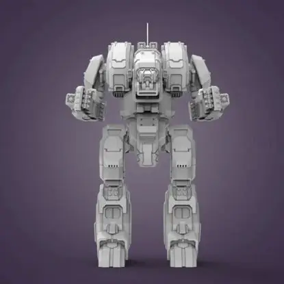 Archivos STL del modelo de impresión 3D del arquero BattleMech de 