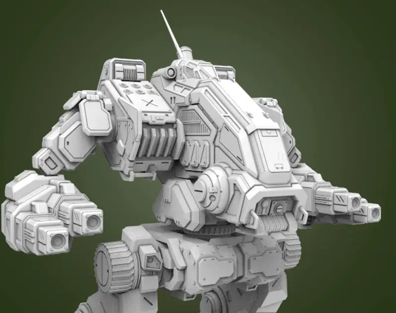Archivos STL del modelo de Mad Dog para impresión 3D de 