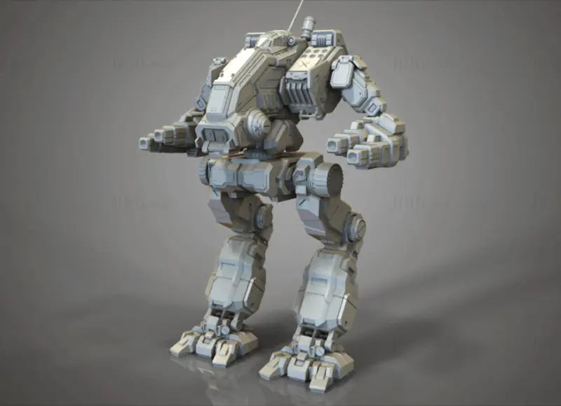 Archivos STL del modelo de Mad Dog para impresión 3D de 