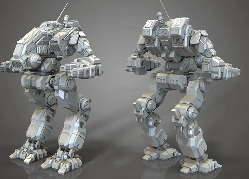 Archivos STL del modelo de Mad Dog para impresión 3D de 