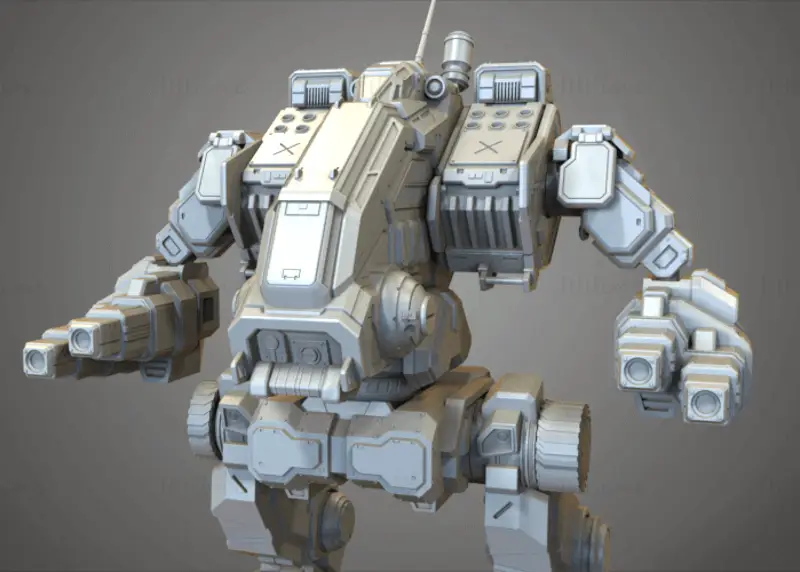 Archivos STL del modelo de Mad Dog para impresión 3D de 