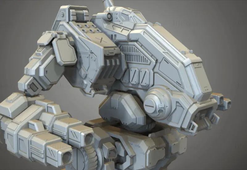 Archivos STL del modelo de Mad Dog para impresión 3D de 