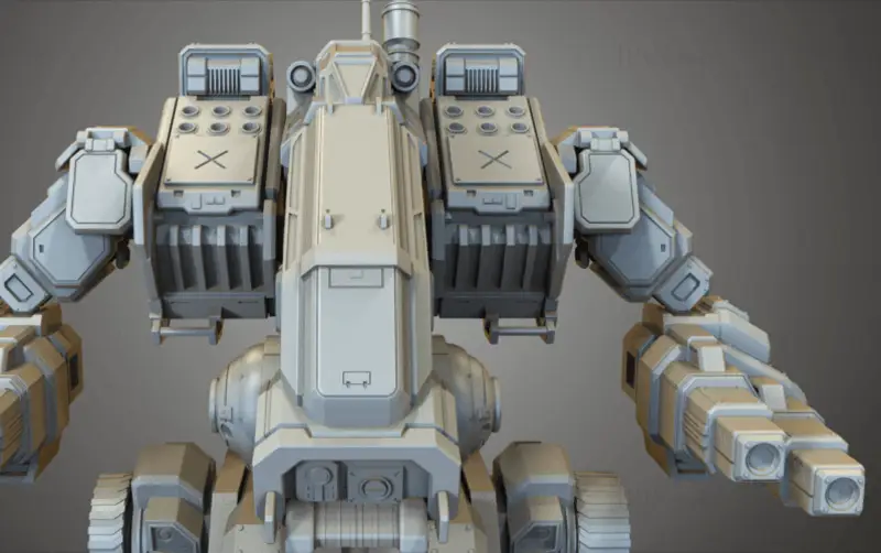 Archivos STL del modelo de Mad Dog para impresión 3D de 