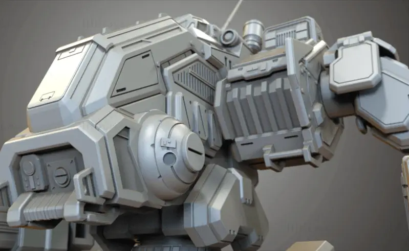 Archivos STL del modelo de Mad Dog para impresión 3D de 