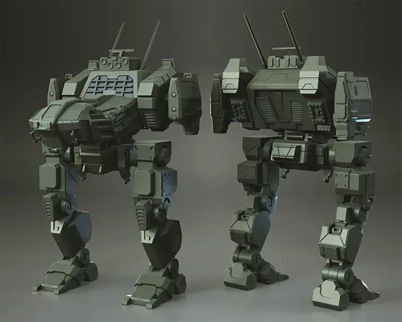 STL файлове с 3D модел за печат на MechWarrior Online