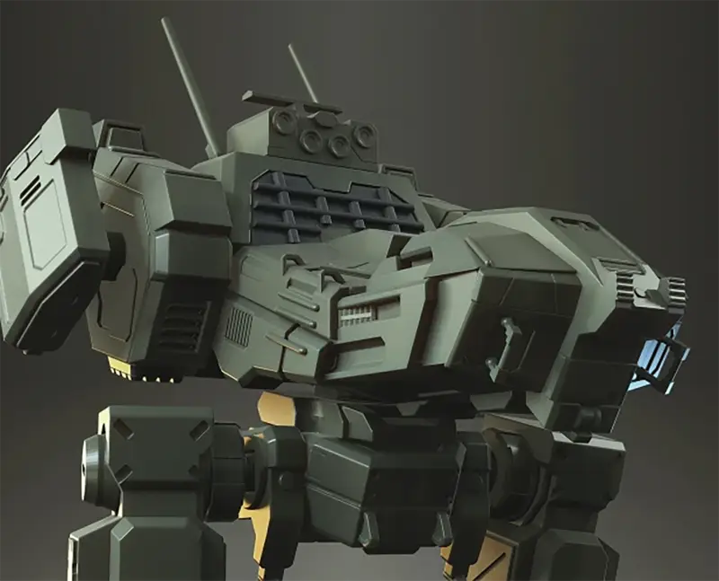 STL файлове с 3D модел за печат на MechWarrior Online
