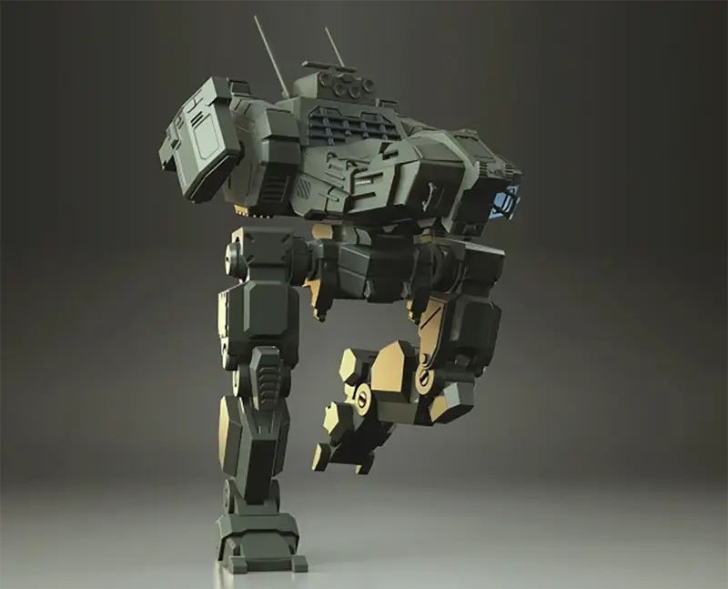 STL файлове с 3D модел за печат на MechWarrior Online