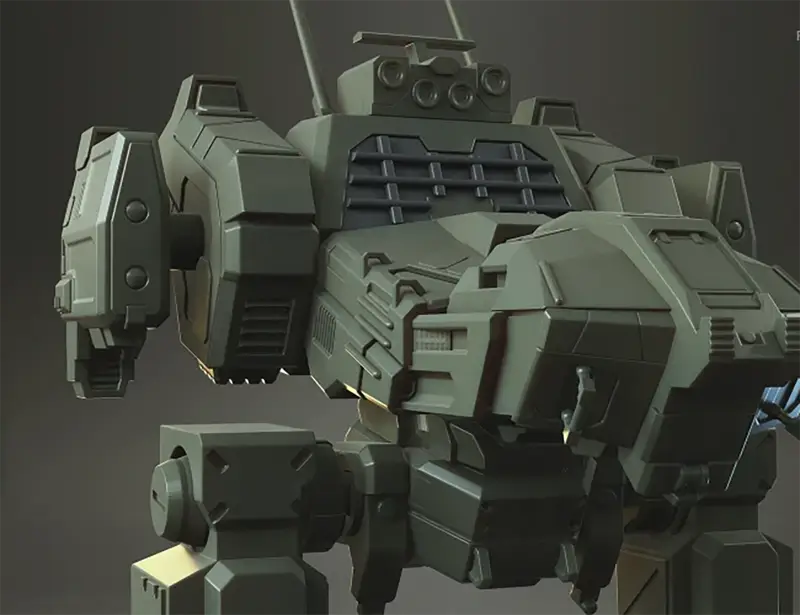STL файлове с 3D модел за печат на MechWarrior Online