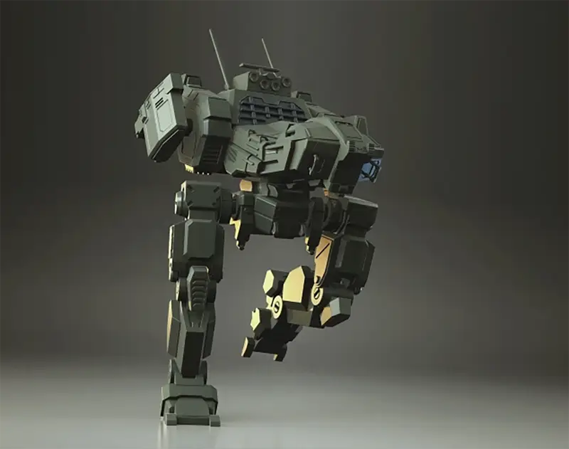 STL файлове с 3D модел за печат на MechWarrior Online