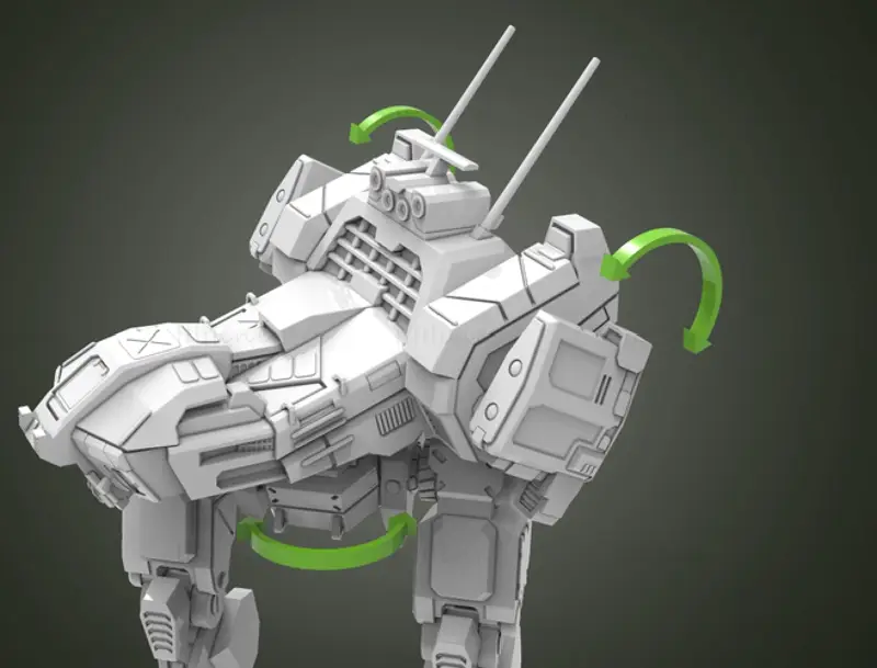 STL файлове с 3D модел за печат на MechWarrior Online