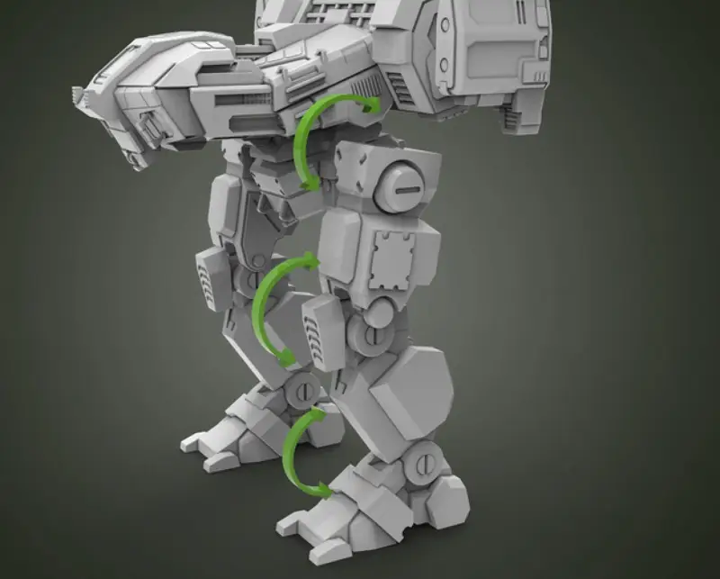 STL файлове с 3D модел за печат на MechWarrior Online