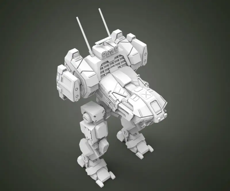 STL файлове с 3D модел за печат на MechWarrior Online