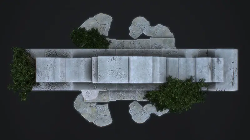 Medieval Arch game ready 3D-model voor Unreal Engine & Unity