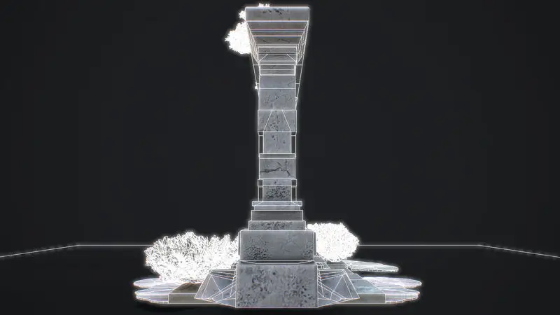 Medieval Arch game ready 3D-model voor Unreal Engine & Unity