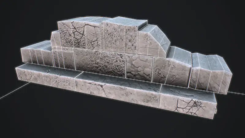 Medieval Arch game ready 3D-model voor Unreal Engine & Unity