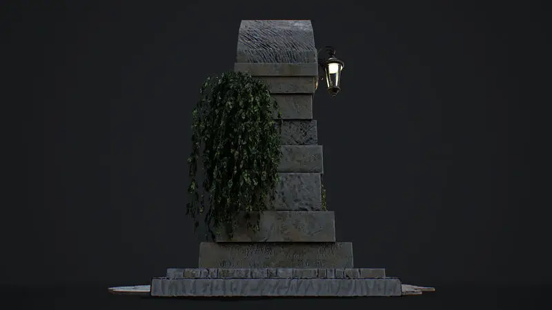 Középkori ajtójátékra kész moduláris 3D modell