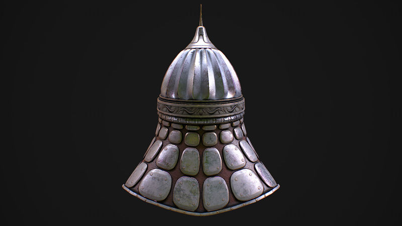 Casco medieval 2 modelo 3d