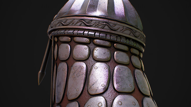 Middeleeuwse helm 2 3D-model