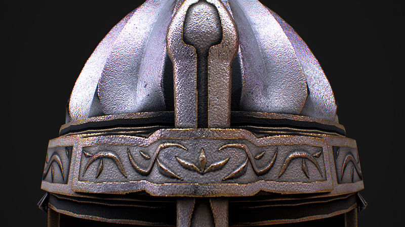 Medieval Helmet 2 3D Model