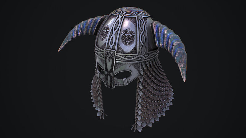 3D model srednjeveške čelade