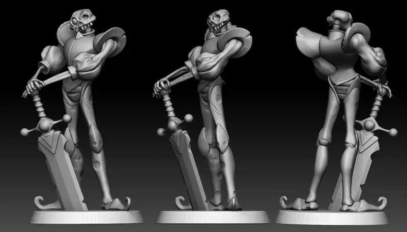 メディーヴィル ファンアート スタチュー 3D プリントモデル STL ファイル