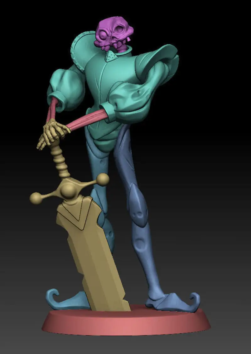 メディーヴィル ファンアート スタチュー 3D プリントモデル STL ファイル