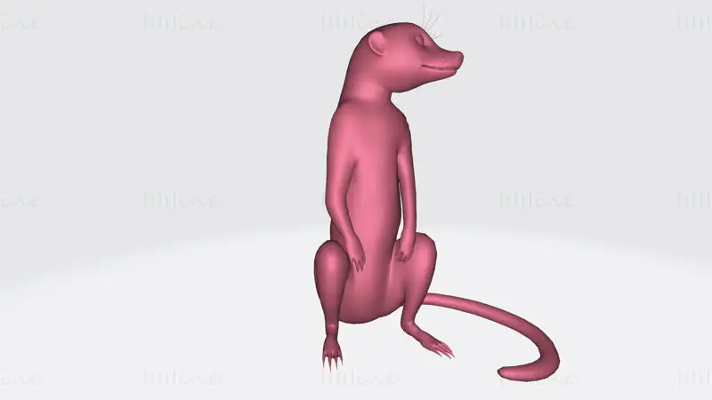 ミーアキャットの3Dプリントモデル