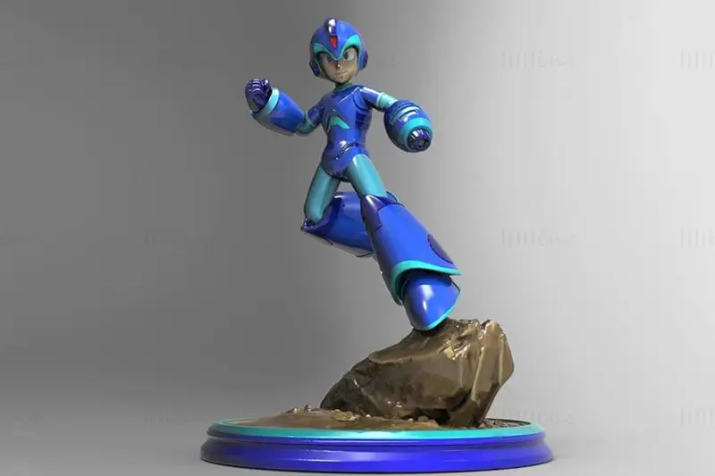 ロックマン 3Dプリントモデル STL ファイル