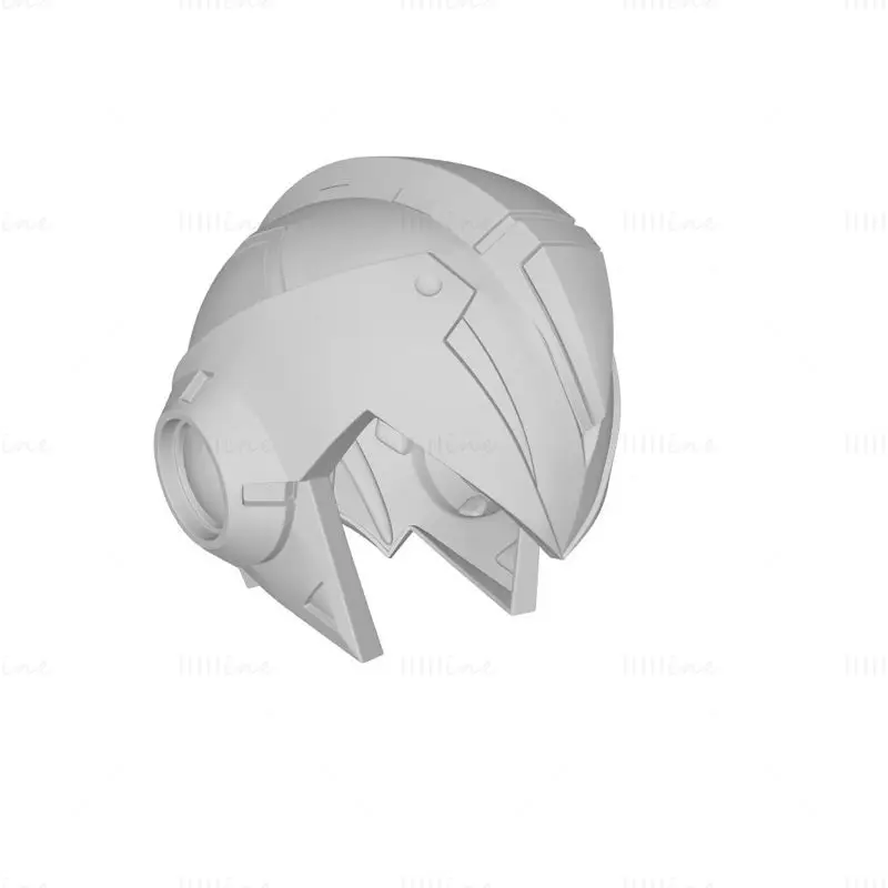 Megaman X Helm 3D-Druck Modell STL-Datei