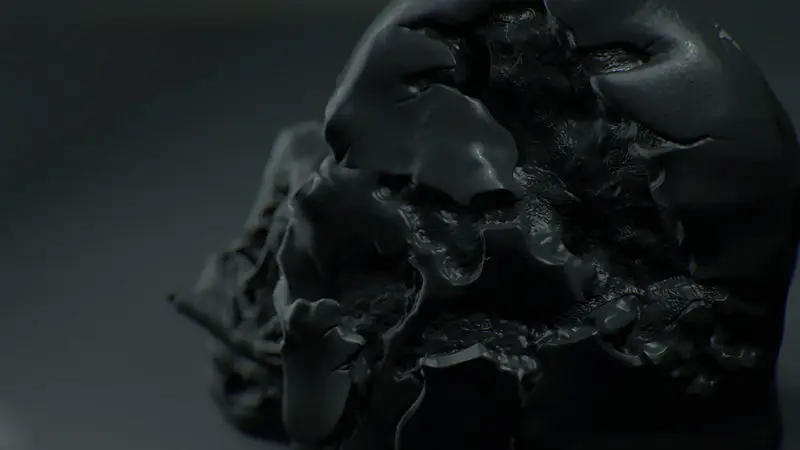 Melted Darth Vader Head Figuries 3D Print Model STL