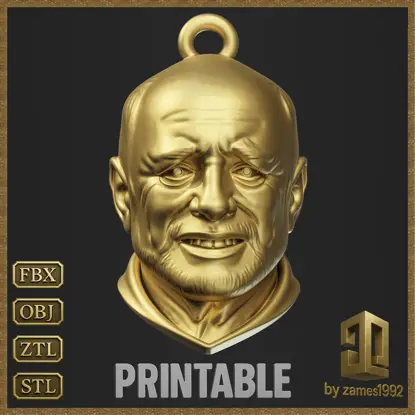 Meme Pain Harold Charm Sieradenontwerp 3D-printmodel