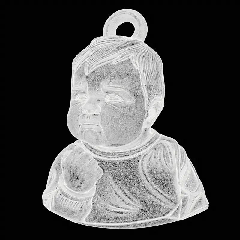 Meme Success Kid Anhänger Schmuckdesign 3D-Druckmodell