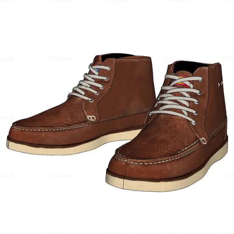 Men's shoes sketchup 3d model