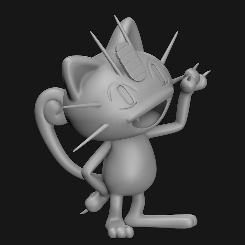 Model 3D tiskanja Meowth STL