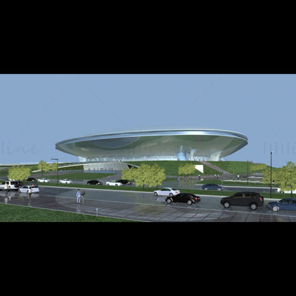 Mercedes Benz Arena 3D-Modell