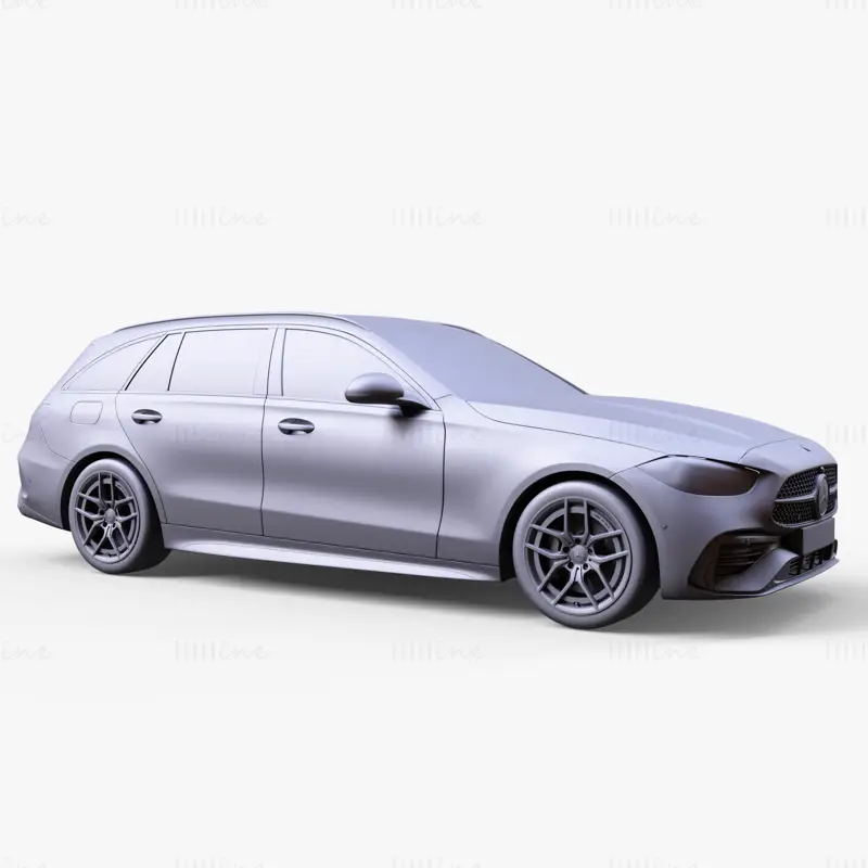 Mercedes Benz C-Class Estate Car 3D Model