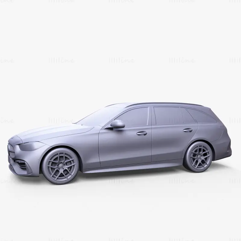 Mercedes Benz C-Class Estate Car 3D Model