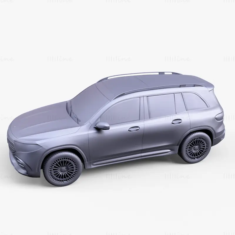 Coche Mercedes Benz EQB modelo 3d