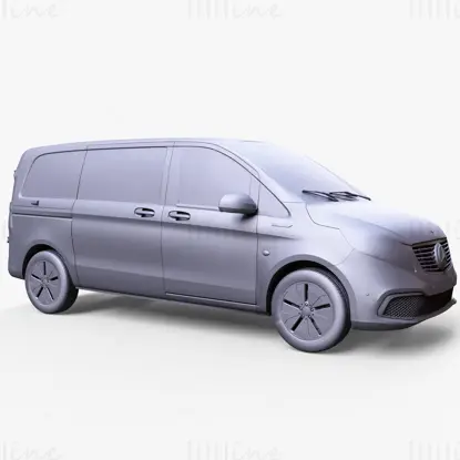 Mercedes Benz EQV Carga VAN l1 2021 Modelo 3D