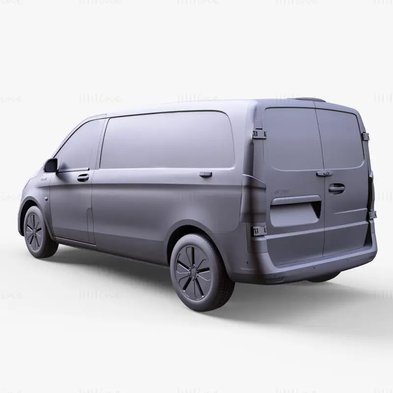 Mercedes Benz EQV Cargo VAN l1 2021 modelo 3d