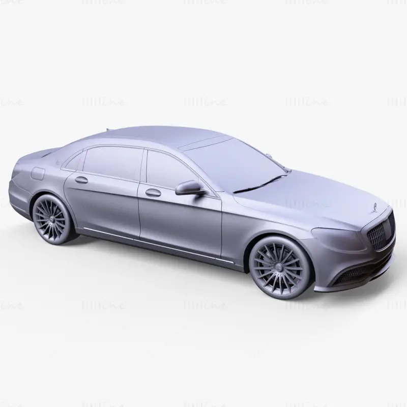 Mercedes Benz Maybach 2019 Auto 3D-Modell