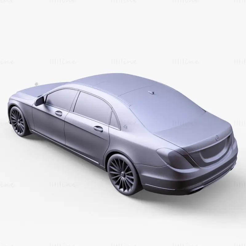 Mercedes Benz Maybach 2019 bil 3D-modell