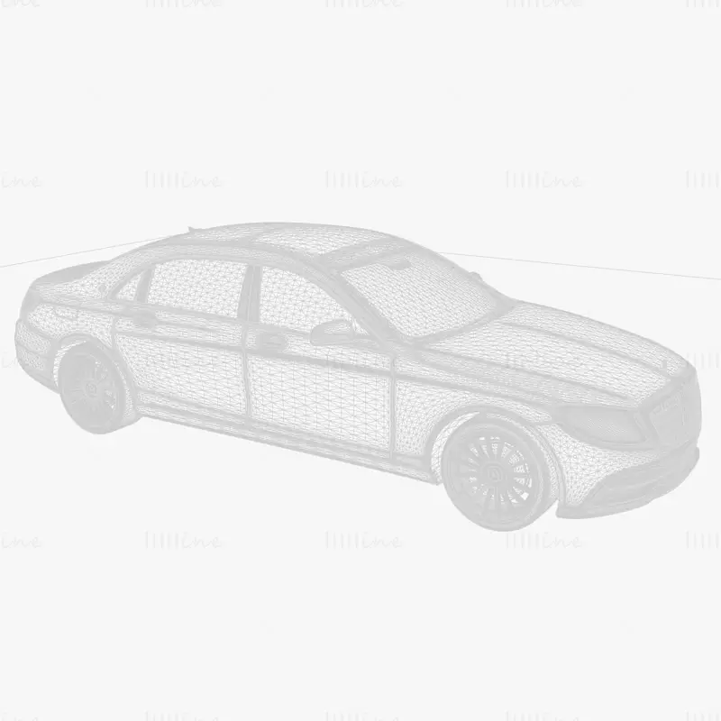 Мерцедес Бенз Маибацх 2019 3Д модел аутомобила
