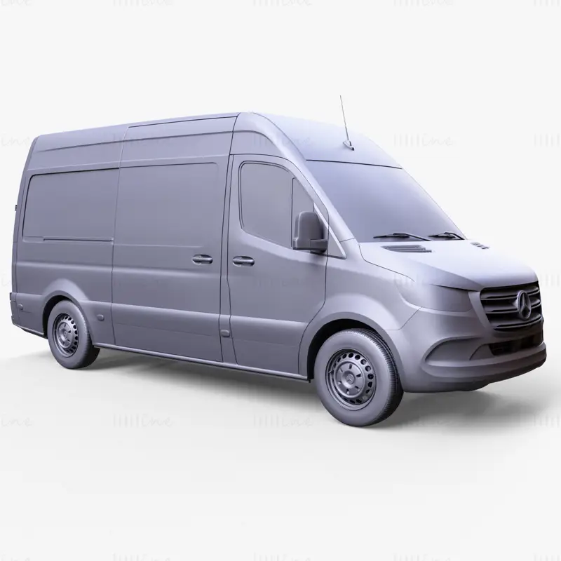Mercedes Benz Sprinter l2 Walfare 2021 3D járműmodell