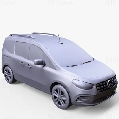Modelo 3D do carro Mercedes Benz Classe T